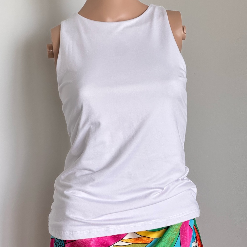 High neck tank top